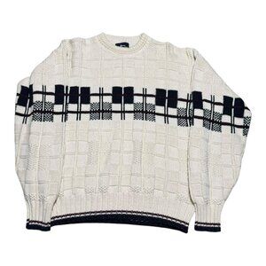 Vintage 90s Woolrich Patterned Crewneck Sweater‎ Adult Large